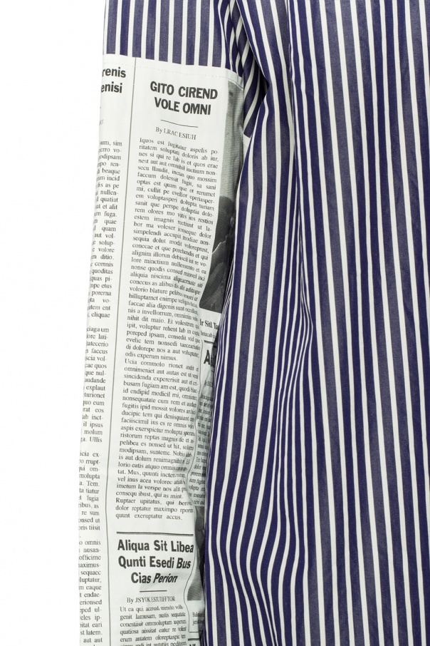newspaper shirt balenciaga